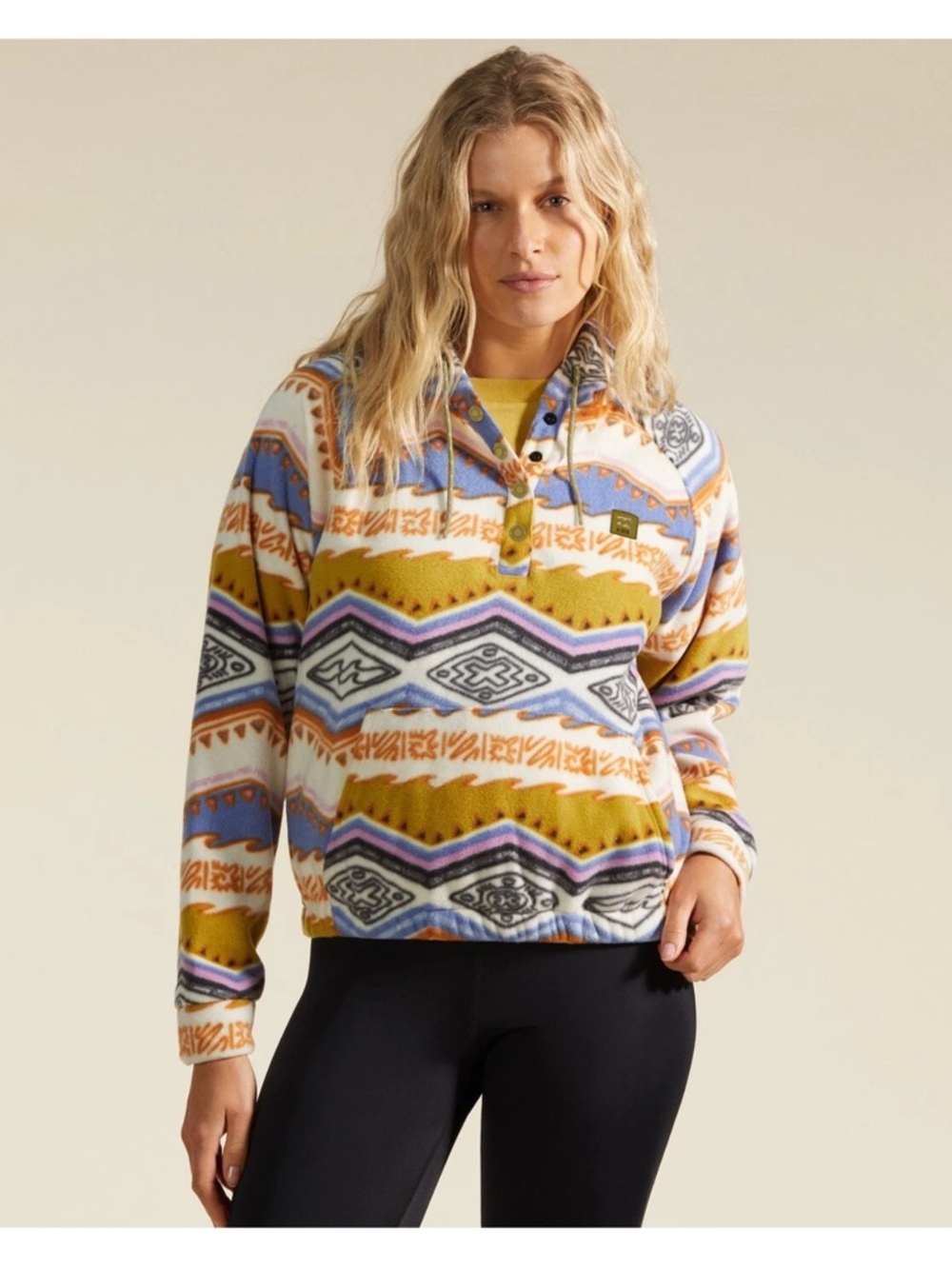 Billabong Adventure Division Aztec Fleece Pullover Hoodie